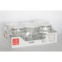 Набір склянок Bormioli Rocco Cube acqua 245 мл 6 шт. (128755VTD) - мініатюра 3