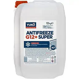 Антифриз YUKO Super G12 + -42 ° C червоний 10л - мініатюра 2