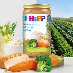 Органічне Ризотто НIРР Овочеве з Індичкою 250 г - мініатюра 2