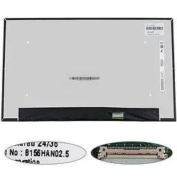 Матриця 15.6" B156HAN02.5 (1920*1080, 30pin(eDP,IPS), LED, SLIM, матова) для ноутбука