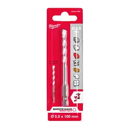 Свердло для мультиматеріалів ShW HEX MILWAUKEE, діаметр 5,5x100х50мм