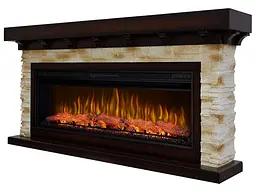 Камінокомплект ArtiFlame LUDWIG AF50 Махагон коричневий антік