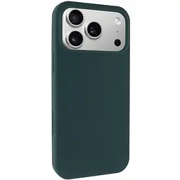 Чохол Epik Silk Full Protective (AA) NO LOGO для Apple iPhone 17 Pro / 18 Pro (6.3") Зелений / Forest green