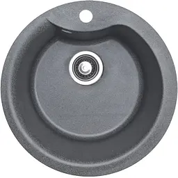 Кухонна мийка Adamant Wave Ø485x210 сірий 215223, Сірий