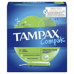Тампони Tampax Compak Super Single з аплікатором, 8 шт. - мініатюра 2