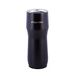 Термокухоль Kamille KM-2050 450 мл коричневий - мініатюра 2