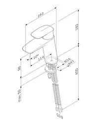Змішувач для раковини AM.PM Spirit 2.1 (F71A02100) - мініатюра 9
