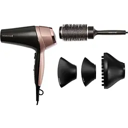 Фен Remington Curl & Straight Confidence D5706 чорно-бежевий - мініатюра 2