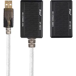 Подовжувач USB 2.0 60m Dtech DT-5015 (74-00062) - мініатюра 6