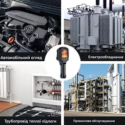 Тепловізор інфрачервоний Noyafa NF-524 Теплова камера, детектор витоку тепла (19404) - мініатюра 6