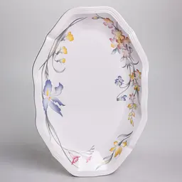Столовий сервіз Yiwu Villeroy YY78-8A фарфоровий на 6 персон 32 предмети: тарілки, чашки, блюда - мініатюра 2
