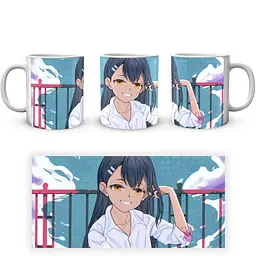 Кухоль GeekLand Don’t Toy With Me, Miss Nagatoro Не знущайся, Нагаторо-сан DTMN 03 330 мл білий - мініатюра 4