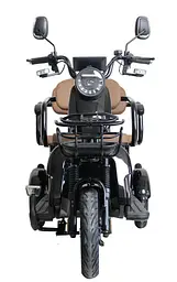 Електроскутер Триколісний 4-місний Crosser TR-4 VAGON (1000W, 72V,24Ah) Чорний - мініатюра 2