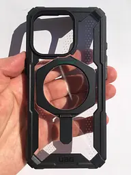 Оригінальний протиударний чохол для iPhone 16 Pro Max UAG Plasma XTE MagSafe Black 11447511404G з підставкою - мініатюра 7