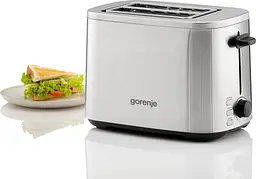 Тостер Gorenje 800 Вт підігрів розморожування пластик сріблястий - мініатюра 7