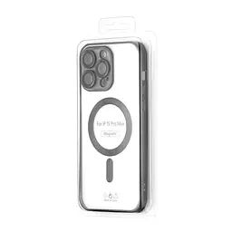 Чохол Ductil Metallic Edge with MagSafe (Protected Camera & Lens) iPhone 15 Pro Max Black - мініатюра 2