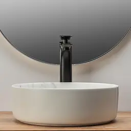 Умивальник Rea Sami marble mat накладний REA-U8703, Білий матовий - мініатюра 4