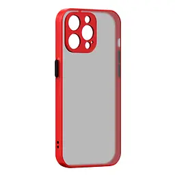 Чехол-накладка для Apple iPhone 14 Pro Max, Frosted Matte, красный, противоударный чехол с защитой всего корпуса, термополиуретан TPU + поликарбонат PC, ArmorStandart (ARM64480)