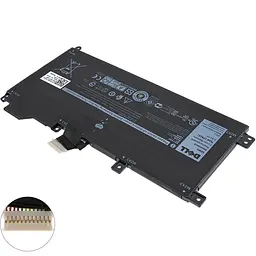 Батарея для ноутбука Dell 09NTKM (Latitude 7200) 7.6V 38W Чорний