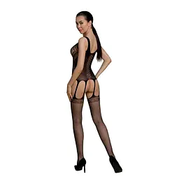 Бодистокинг Passion ECO BS007 black з доступом - мініатюра 2