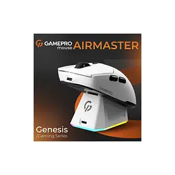 Мишка GamePro Genesis Airmaster Wireless/Bluetooth/USB White (GM167W) - мініатюра 9