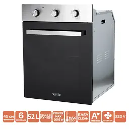 Духова вбудована шафа Ventolux OSAKA 6 MT (BKX) - мініатюра 2