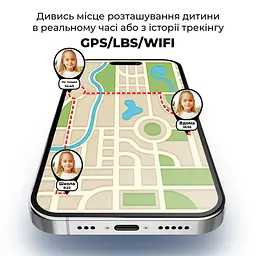 Дитячий смарт-годинник JETIX G99 зі змінним корпусом, GPS, 4G Відеодзвінком і вологозахистом (Pink) - мініатюра 5