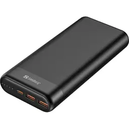 Батарея універсальна Sandberg 20000mAh, PD/65W, QC/3.0, Always-ON-Mode, +cable 100W (420-62)