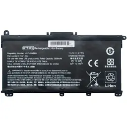 Акумулятор до ноутбука HP 250 G7 HT03XL, 3600mAh (41Wh), 3cell, 11.4V, Li-ion AlSoft (A47752)