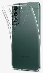 Оригінальний силіконовий протиударний чохол Spigen Liquid Crystal для Samsung Galaxy S22 Plus Прозорий (ACS03950) SM-S906 - мініатюра 1