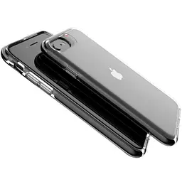 Протиударний прозорий чохол Gear4 Piccadilly D3O з антимікробним покриттям для iPhone 7/8/SE 2 3 2020/2022 (4.7") Black - мініатюра 5