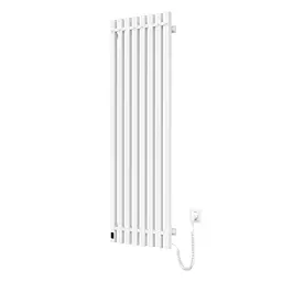 Електрична рушникосушка Navin Levante 450x1400 Sensor права, білий оксамит 10-012033-4880, Білий матовий, Праве, Електронний - мініатюра 3