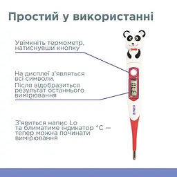 Цифровий термометр PRO-06 flex панда B.Well (PRO-06-2771) - мініатюра 8