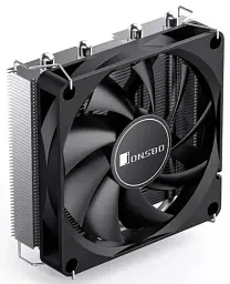 Кулер для процесора Jonsbo HP400S, Black, алюміній/мідь, 1x90 мм, для Intel 1700/1200/115x, AMD AMx/FMx, висота 40 мм - мініатюра 2