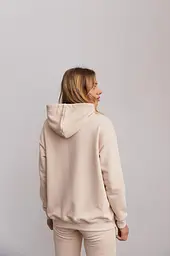 Зручний худі для вагітних та годування груддю вільного крою Chelm S-M (42-44) Lullababe Молочний - мініатюра 6