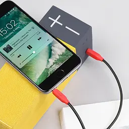 AUX кабель Hoco UPA11 Jack 3.5 to Jack 3.5 1 м чорний - мініатюра 4