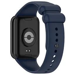 Силіконовий ремінець для фітнес браслетів Xiaomi Mi Band 8 Pro/9 Pro Redmi Watch 4/5, Silicone, midnight blue, зі зручною застібкою, на фітнес трекер та смарт годинник, ArmorStandart (ARM73968) - мініатюра 2