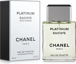 Оригінал Chanel Egoiste Platinum 100 мл Туалетна вода - мініатюра 2
