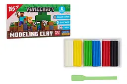 Пластилін 540650 6 кольорів, 120 г "Minecraft" Yes