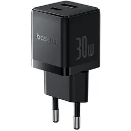 МЗП Palm Fast Charger 30W (1USB-A/1C) (P1011160A) Cluster Black Baseus teh0029602