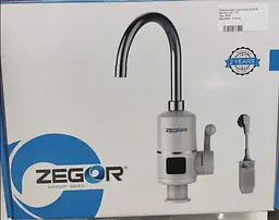 Проточний кран-водонагрівач на мийку Zegor EC-701 LED з ПЗВ 30412 - мініатюра 6