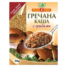 Каша гречана Еко з грибами 38 г