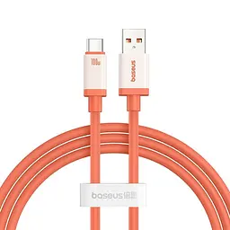Кабель Baseus 0℃ Series Fast Charging Cable USB to Type-C 100W 1m P10368801731-00 Coral - мініатюра 2