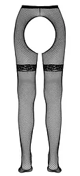 Колготки мереживні чорні Cottelli Collection Net Tights - мініатюра 5