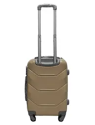 Валіза маленька S ABS-пластик Milano bag 147M 55×38×23см 45л Золотий - мініатюра 3