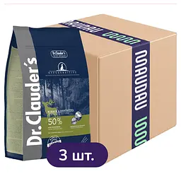 Сухий гіпоалергенний корм для собак Dr.Clauder’s Hyposensitive Venison & Potato оленина та картопля 10.5 кг (3 шт. х 3.5 кг)