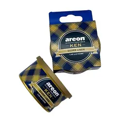 Ароматизатор для авто Areon KEN Silver Linen AK41