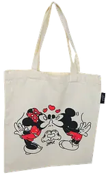 Еко сумка шопер для покупок Disney Mickey and friends Бежева