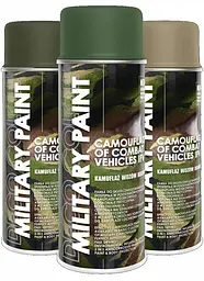 Камуфляжна фарба Deco color Military Paint Ral 400 мл Білий мат антивідблиска (9010) - мініатюра 2