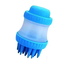 Масажна силіконова щітка з дозатором для шампуню Cleaning Device
